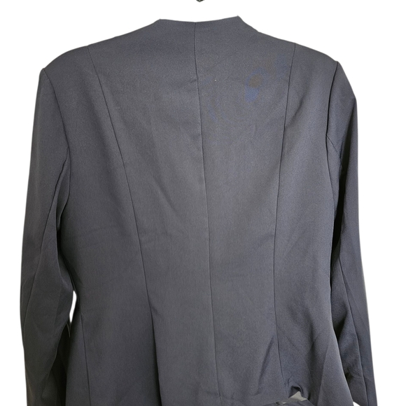 Zeagoo Women's Dark Blue Blazer Jacket - Picture 3 of 4